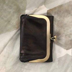 Hobo Robin Wallet, black leather